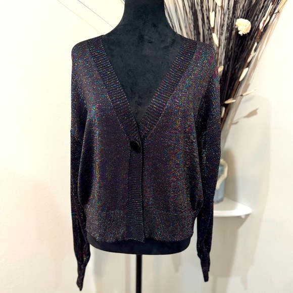 Joseph A Sweaters - Joseph A.'s Shimmering Knit Cardigan size small